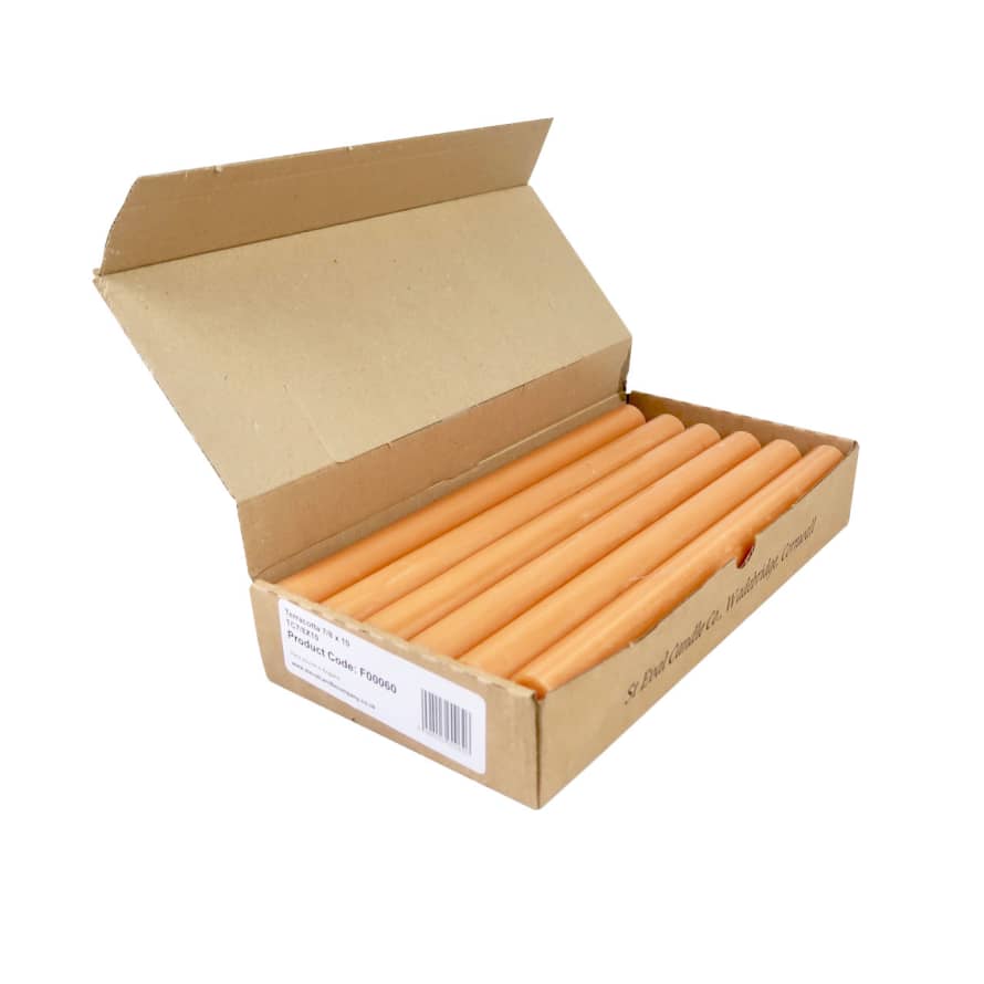 St Eval Candle Company Box of 12 Terracotta Dinner Candles