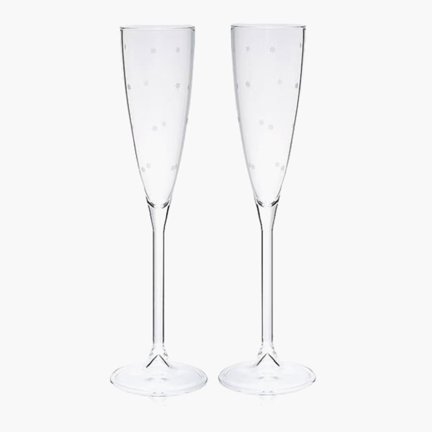 Maison Balzac Set of two Champagne Flutes