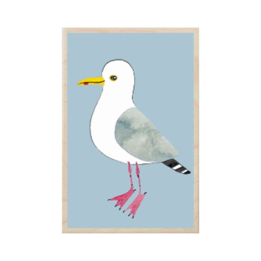 The Wooden Postcard Company Herring Gull Wooden Postcard