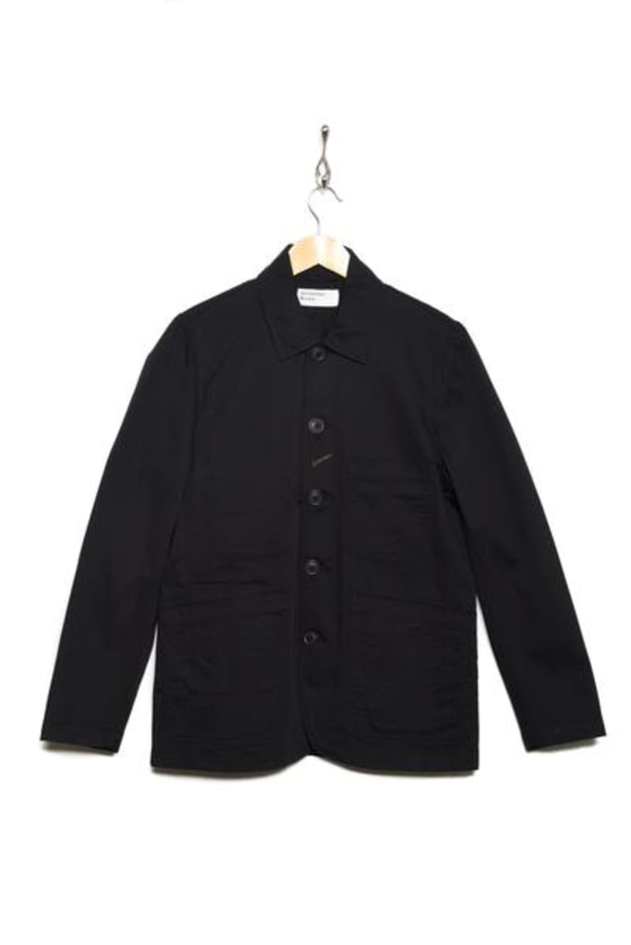 Universal Works Bakers Jacket Twill Black 00102