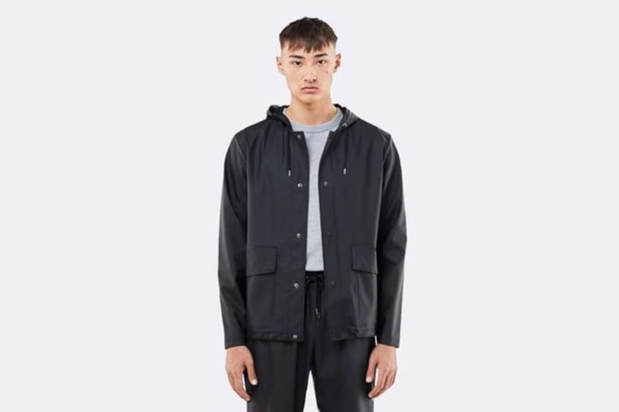 Rains Short Hooded Coat