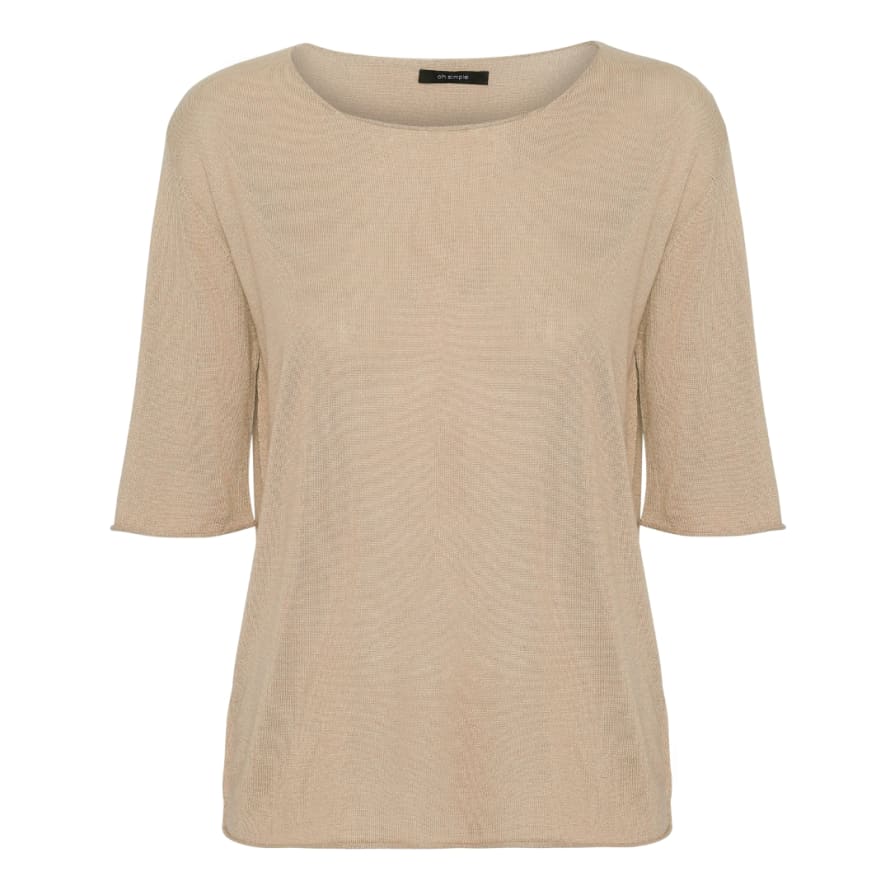 Oh Simple Sandstone Silk Cashmere Knit