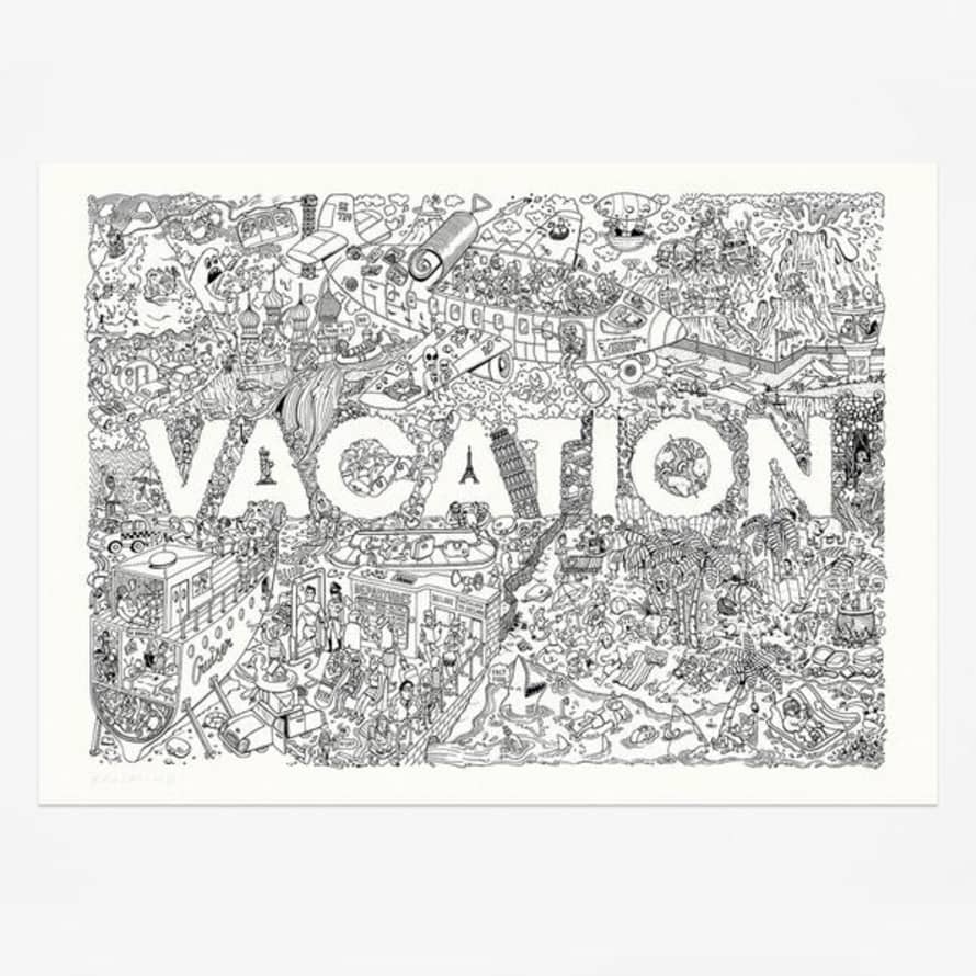 Brosmind Vacation Giclee Print 70x50cm