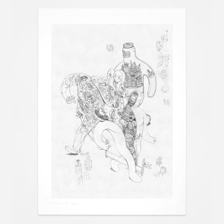 Brosmind Pencils Offset Print 50x70cm Limited Edition