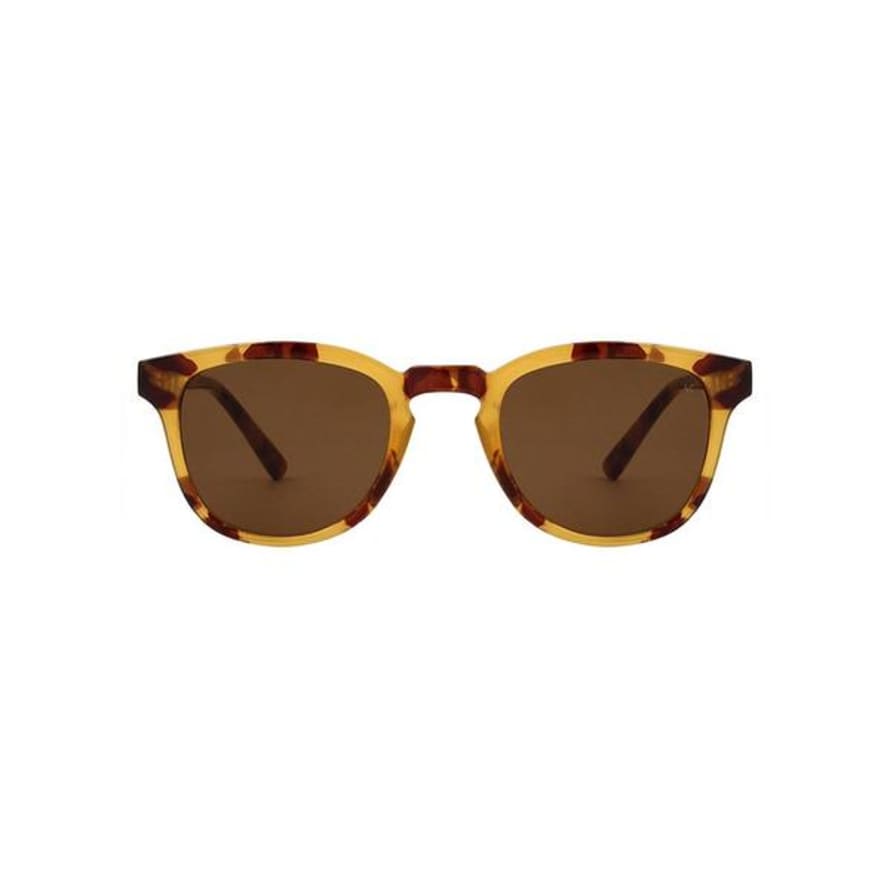 A Kjærbede Bate Demi Light Brown Tortoise Sunglasses