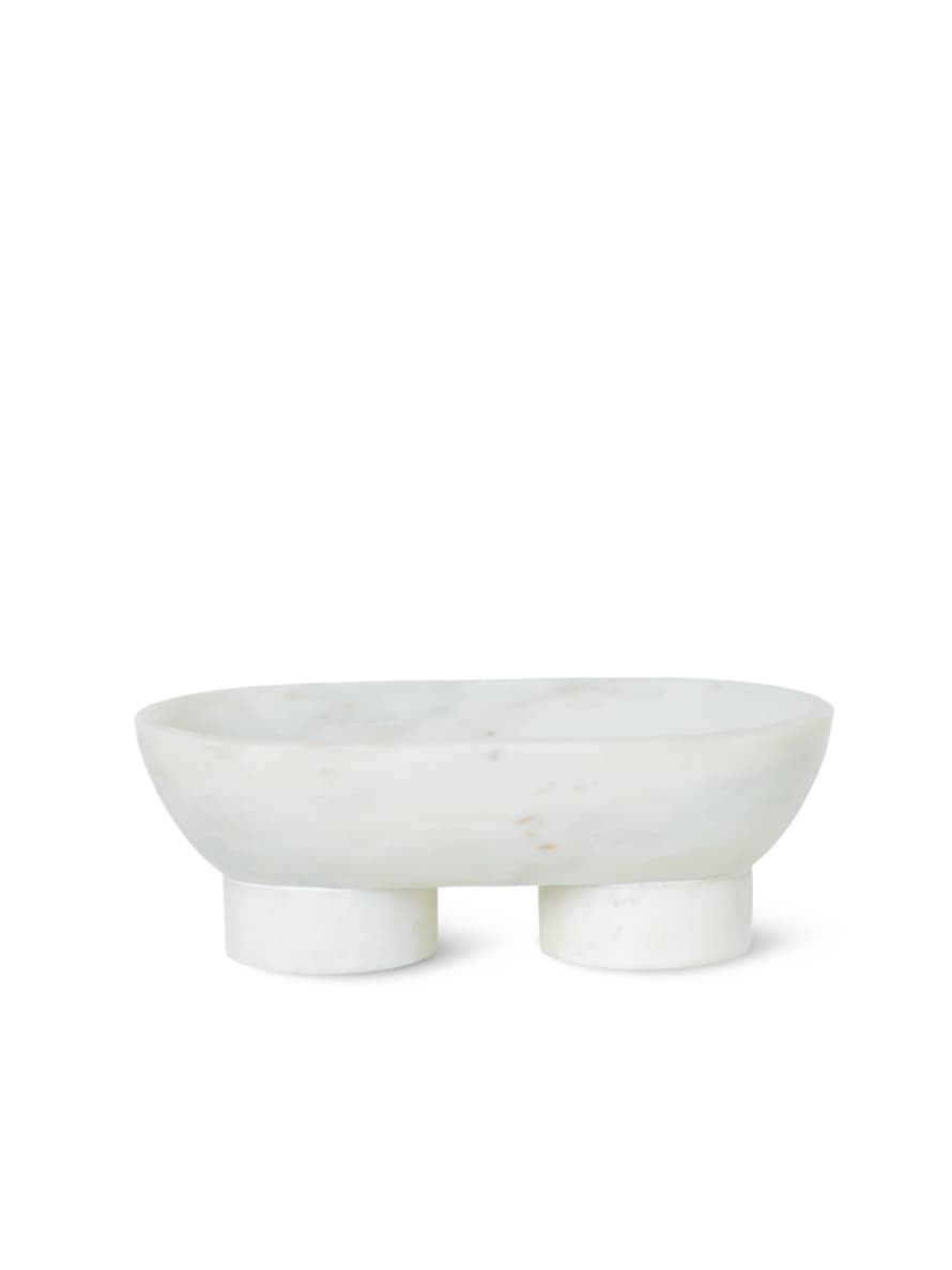 Ferm Living White Alza Bowl