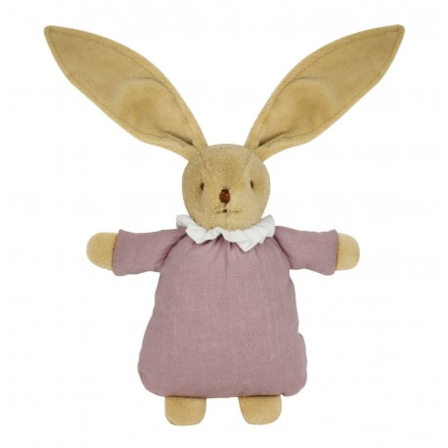 Trousselier Old Pink Linen Bunny Soft Toy