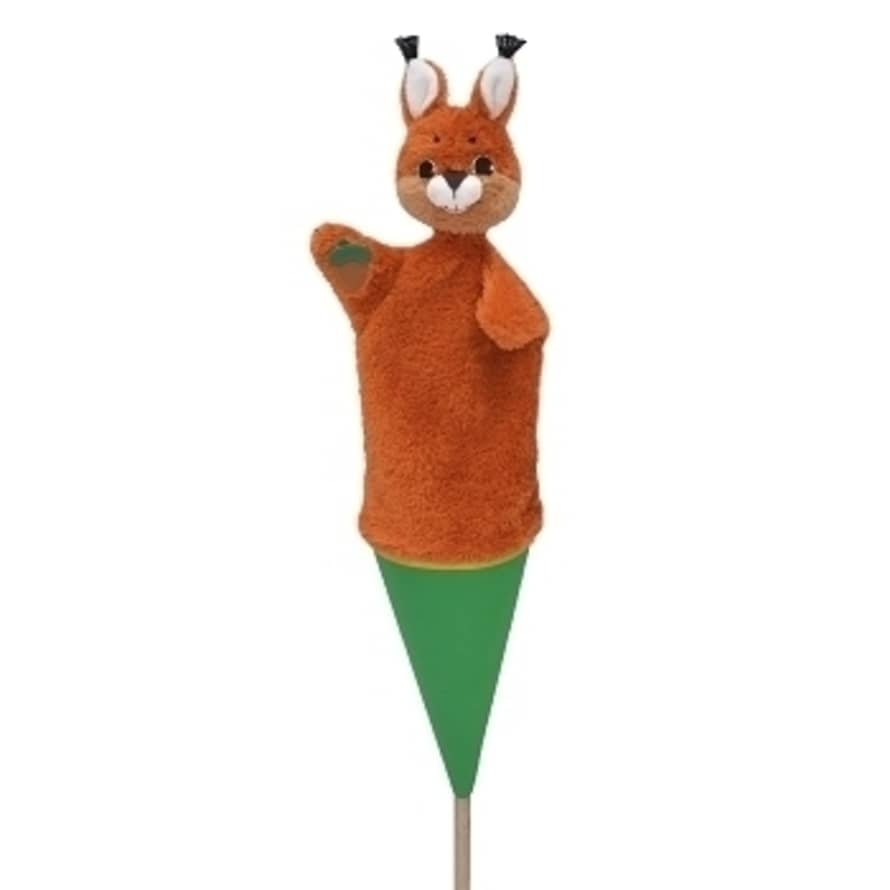 Bass et bass Marotte Squirrel Pop Up Hand Puppet