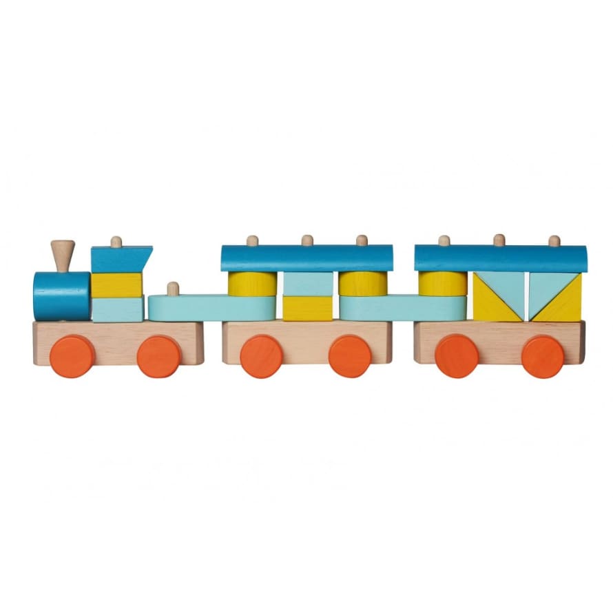 Bass et bass Wooden Train Construction Toy