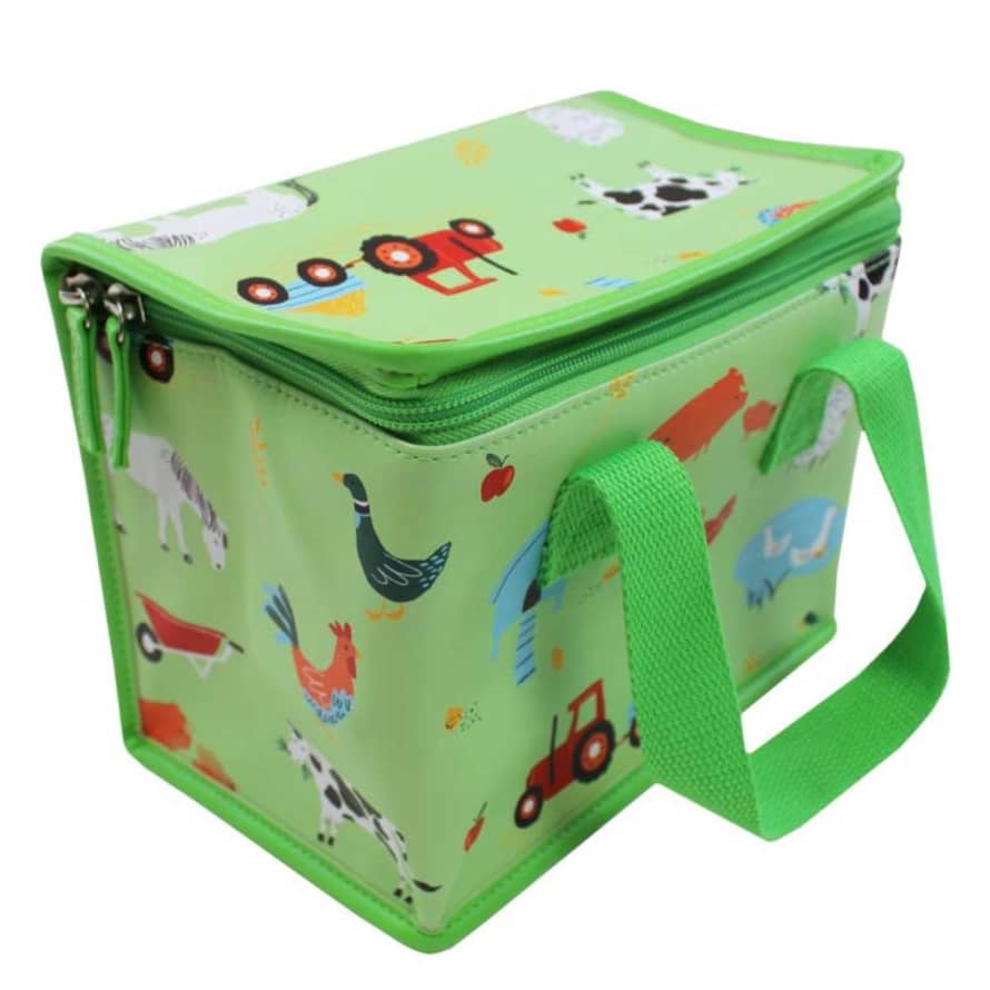 Powell Craft Farmyard Print Lunch Bag