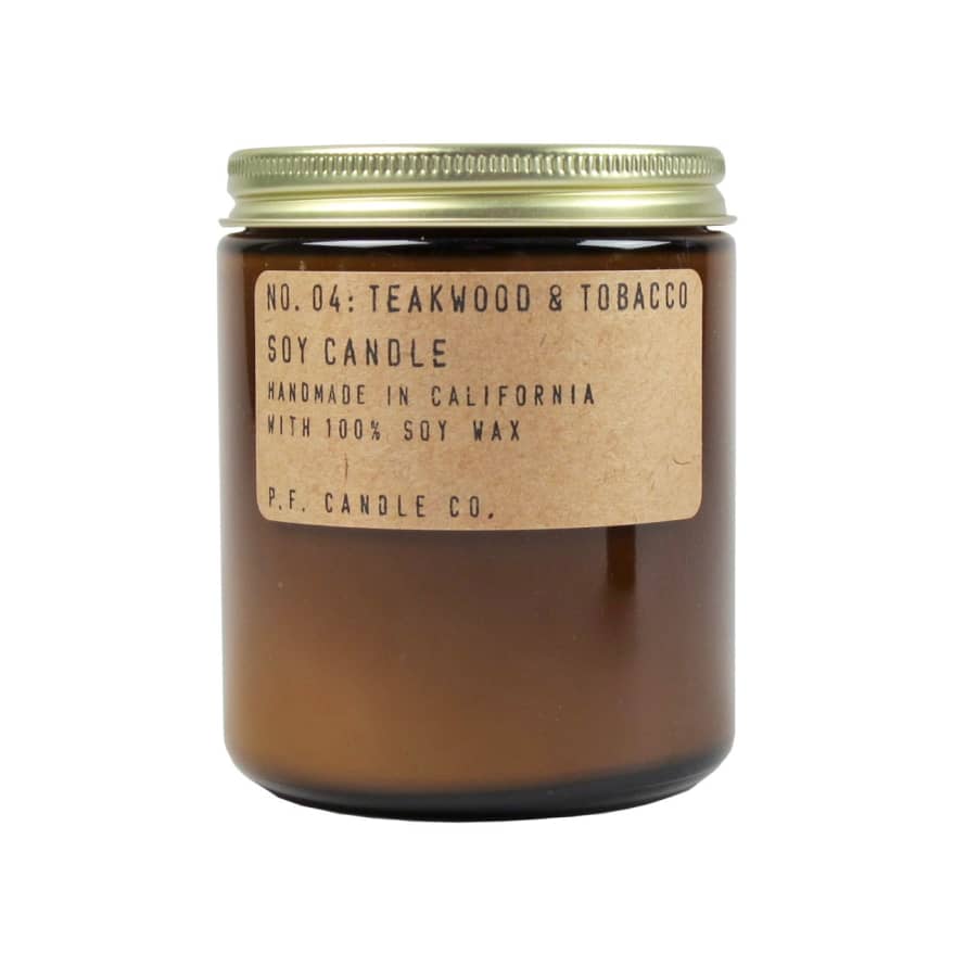 P.F. Candle Co Teakwood & Tobacco Scented Candle