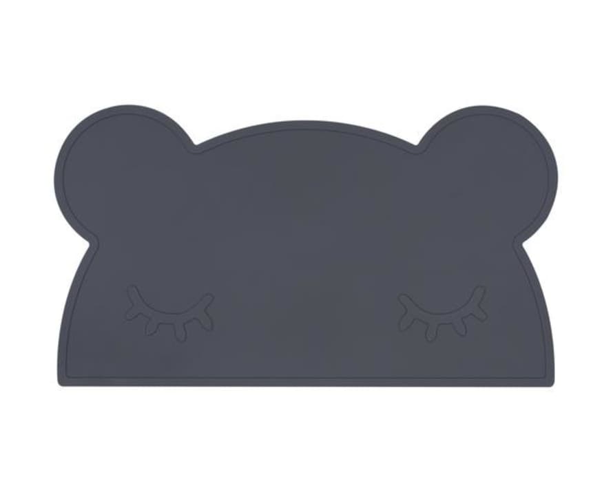We Might Be Tiny  Charcoal Bear Placemat