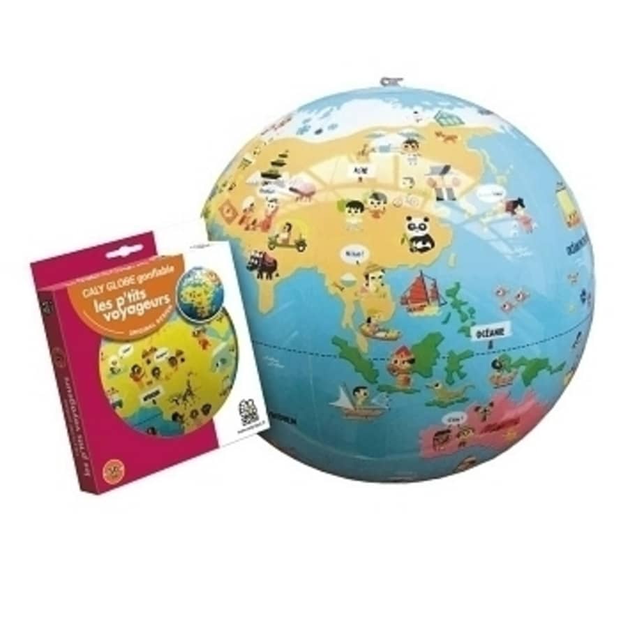 Bass et bass Little Travelers Inflatable Globe Educational Game