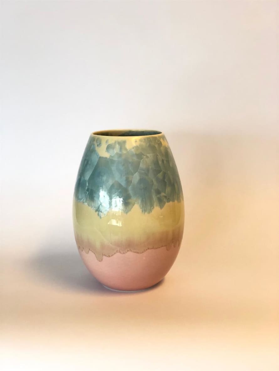 WAUW design 20cm Color 2 Unique Crystal Vase