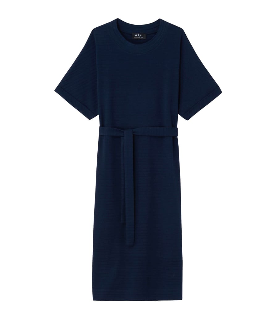 A.P.C. Navy Blue Julia Dress