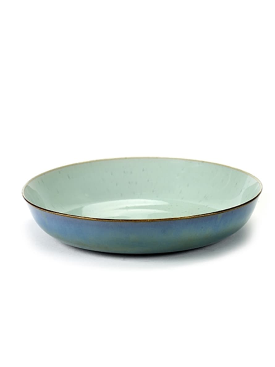 Serax 21 x 4cm Light Blue and Smokey Blue Deep Plate