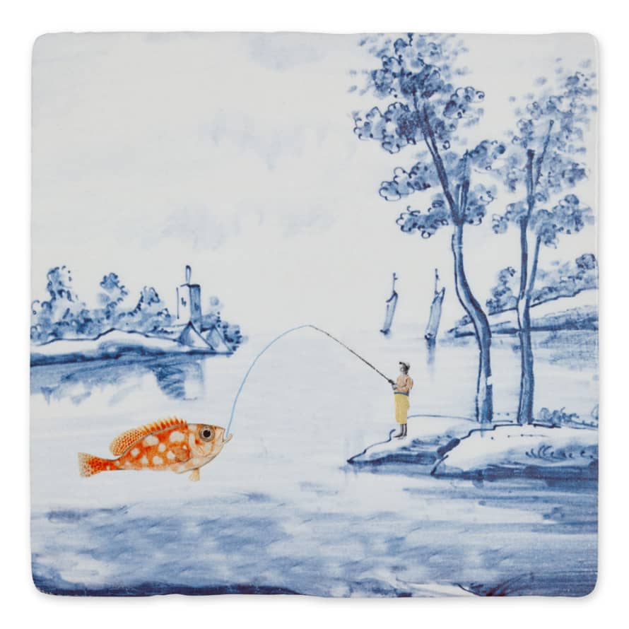 STORYTILES Small Catching The Big Fish Tile Pictures