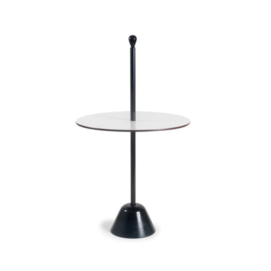  Zanotta  Black Low Servomuto Mesa Side Table