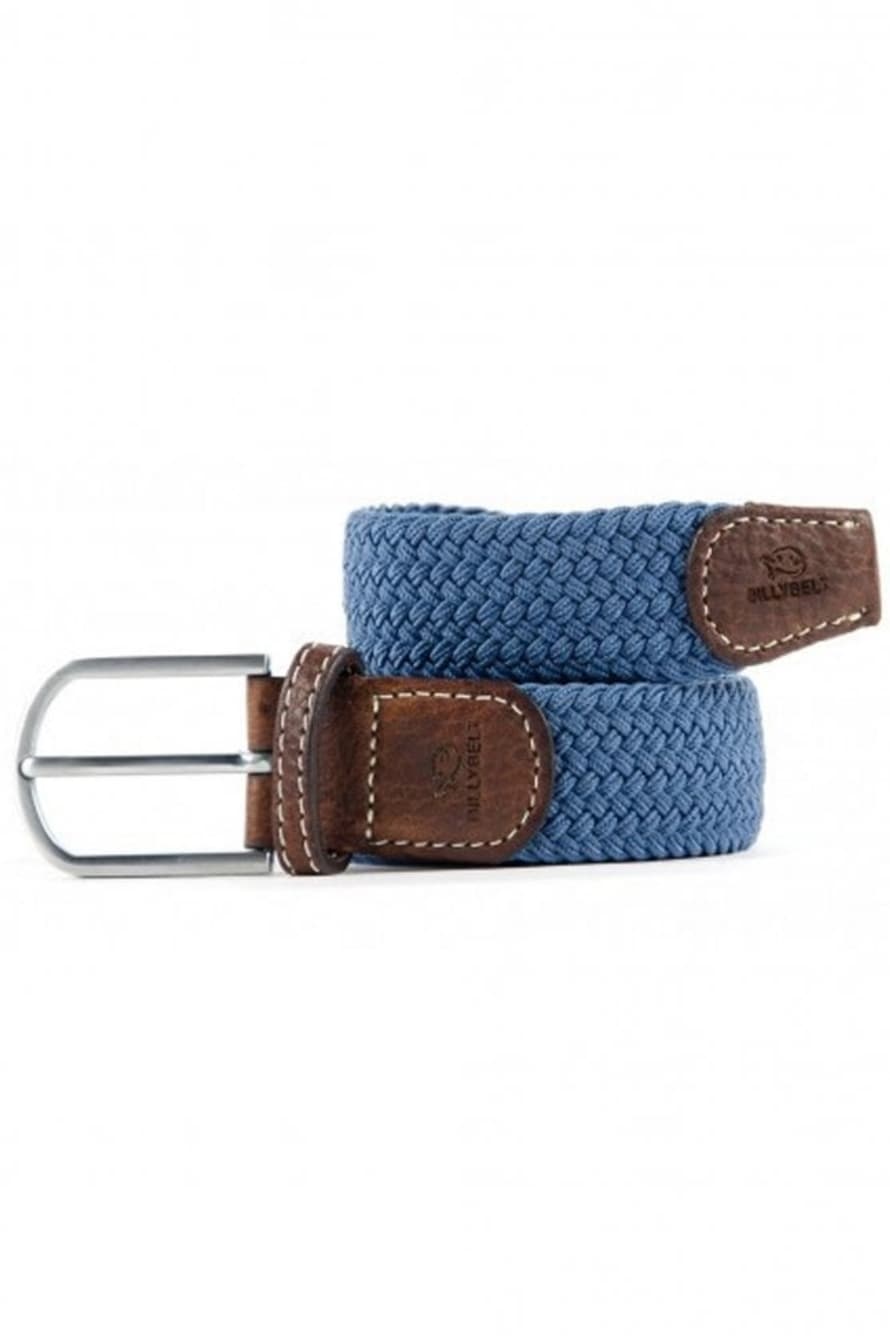 BILLYBELT Elastic Woven Belt Airforce Blue