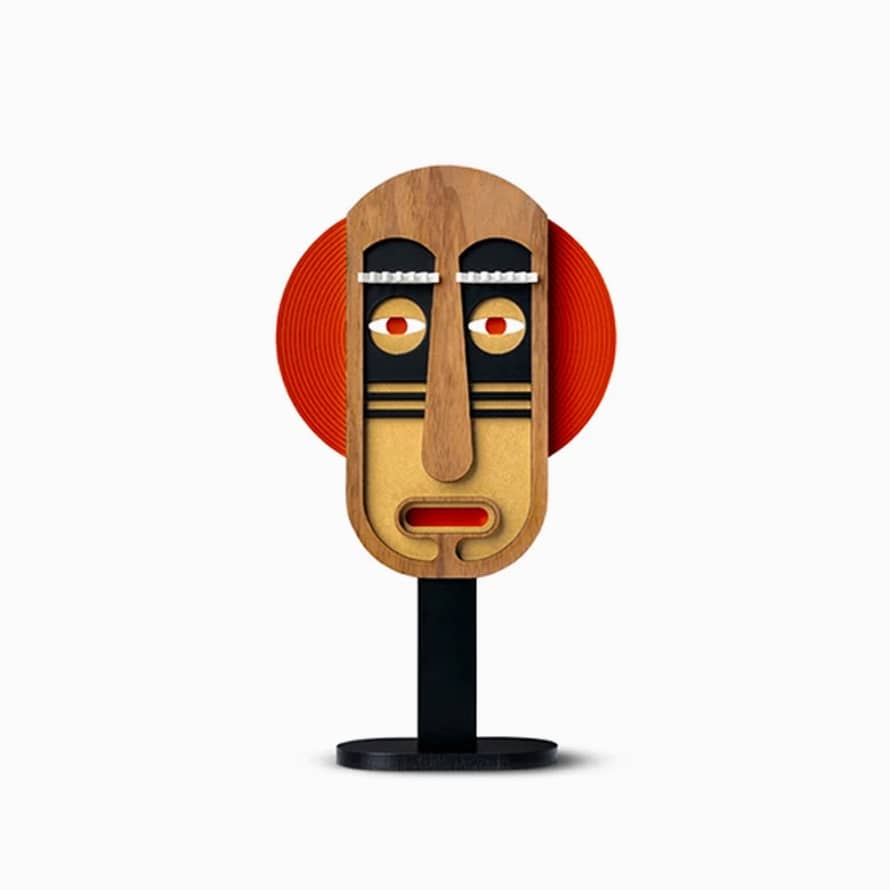 Umasqu Small Wooden Chili Doll no1 Mask Wall Decor 