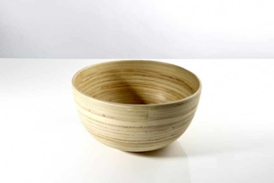 Bibol 18cm Natural Bamboo Tchon Salad Bowl