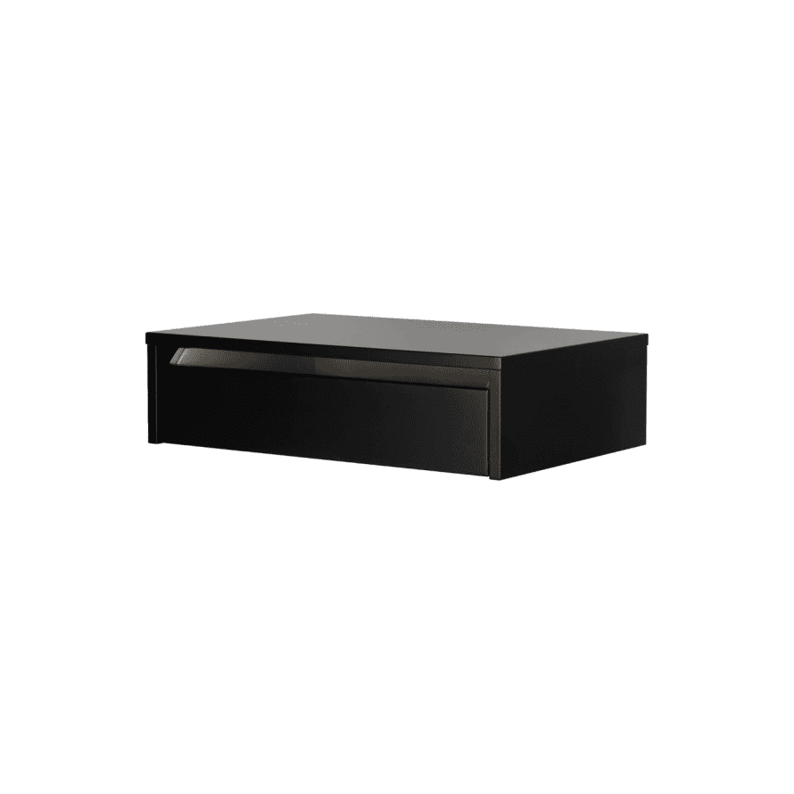 Maze Black Shelf with Pythagoras Box