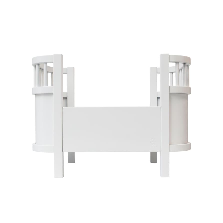 Sebra White Doll Bed