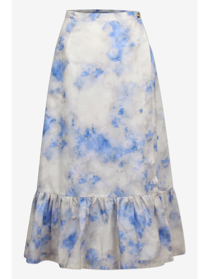 Baum und Pferdgarten Cloudy Blue Sky Shakira Skirt