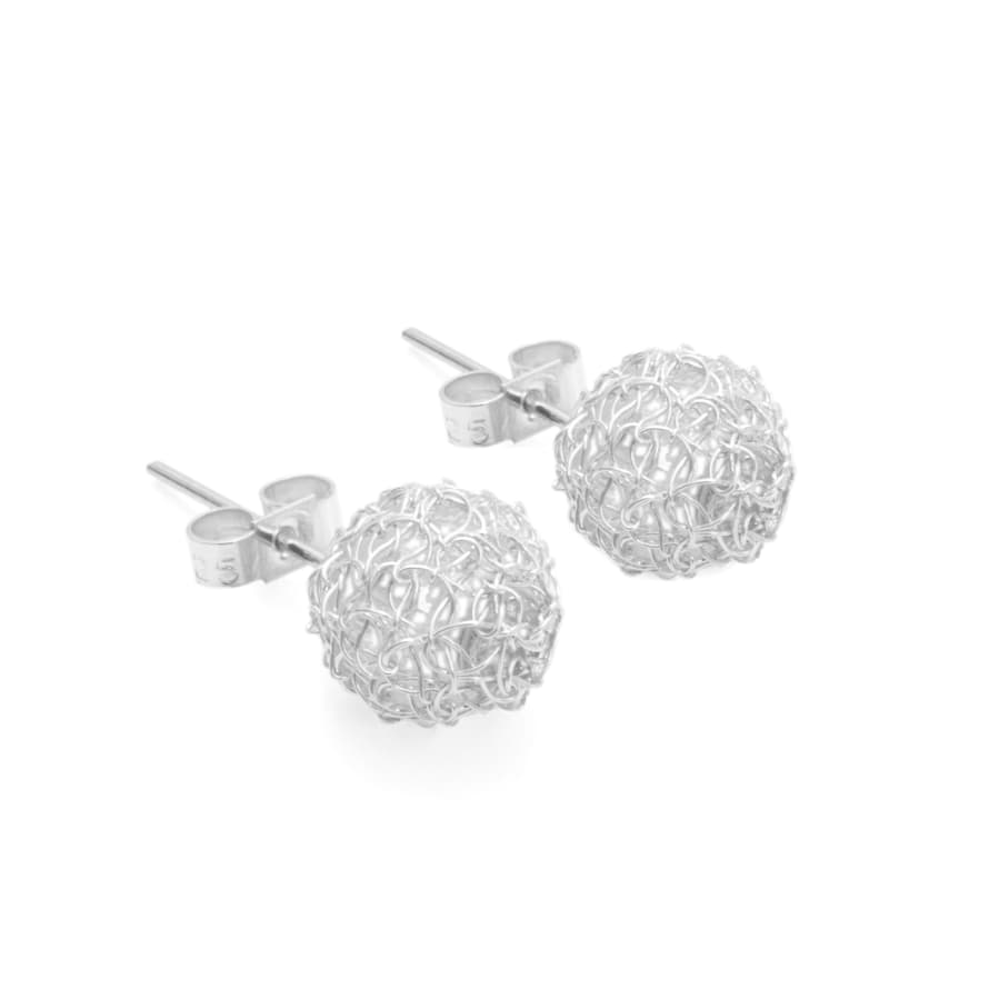 Just Trade  Silver Cristabel Stud Earrings