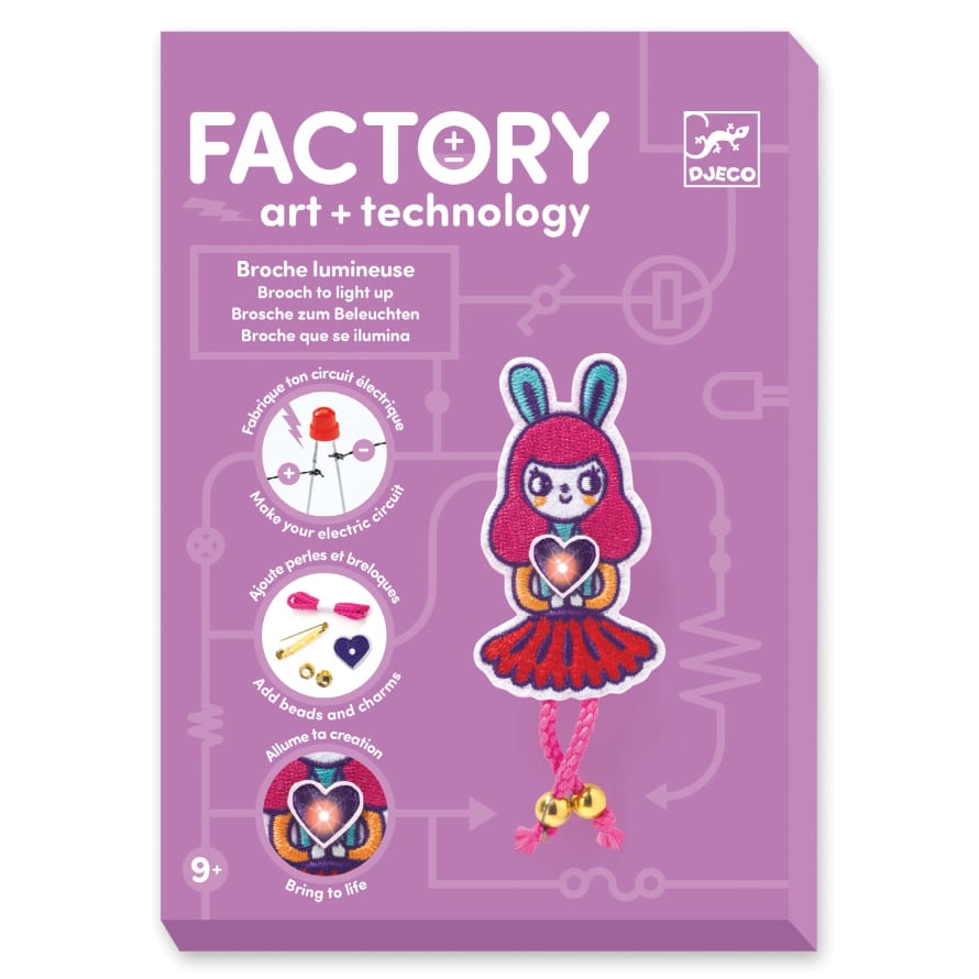 Djeco  Factory - Brooch to light up