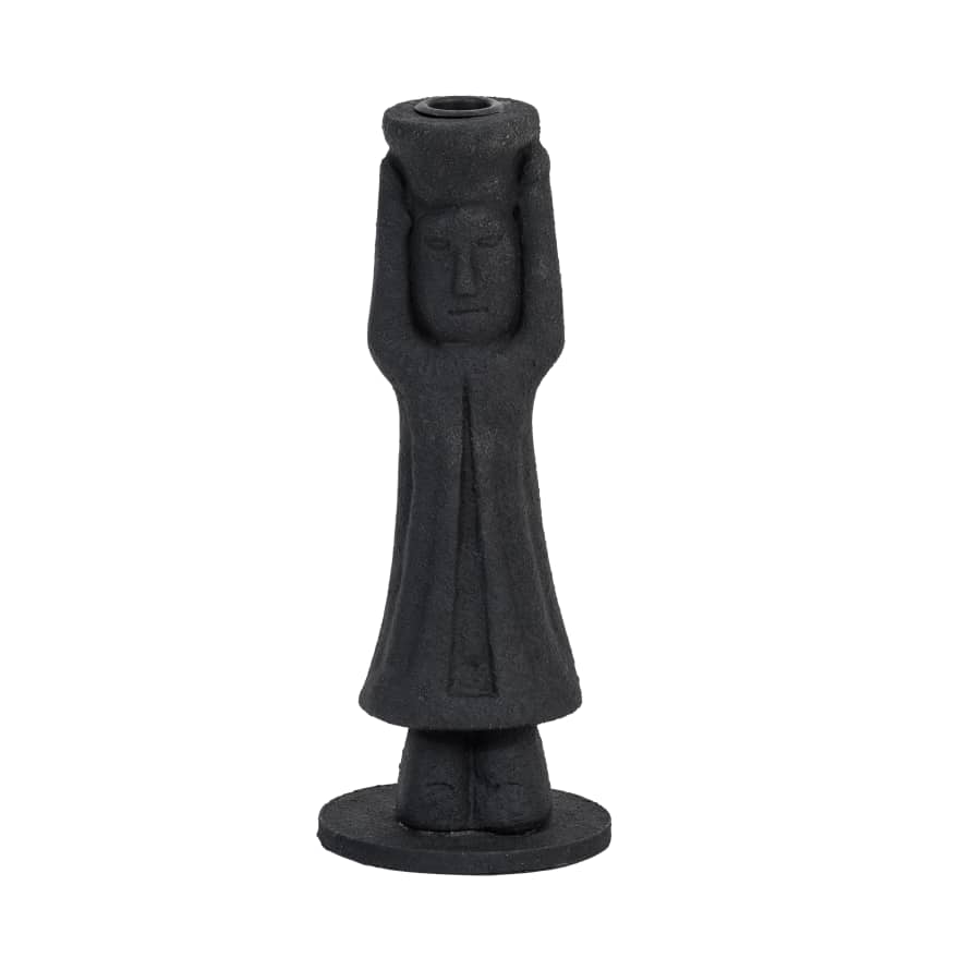 Urban Nature Culture Black Candle Holder Mulher