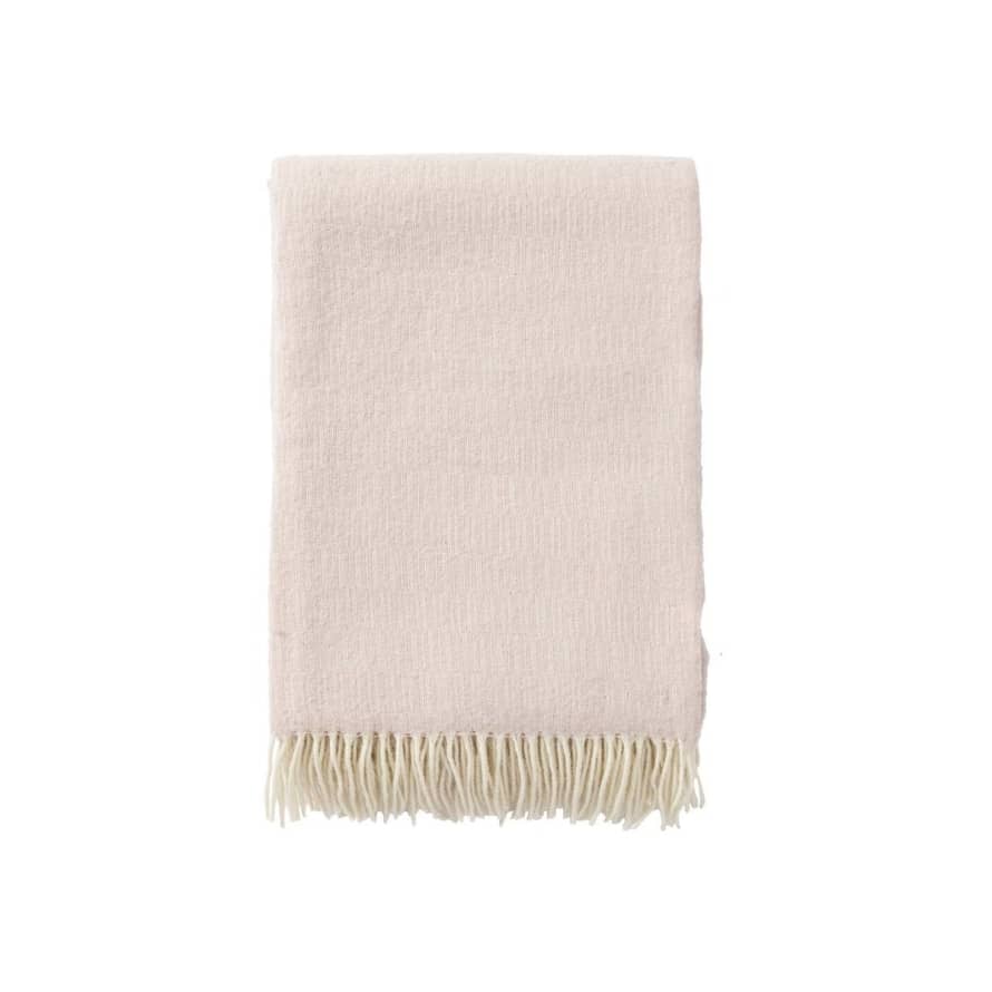 Klippan Yllefabrik Pink Premium Wool Manhattan Blanket