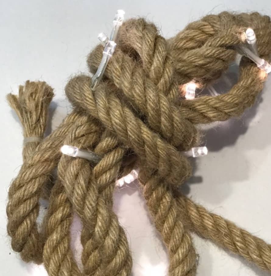 Foimpex Rope Garland with Lights