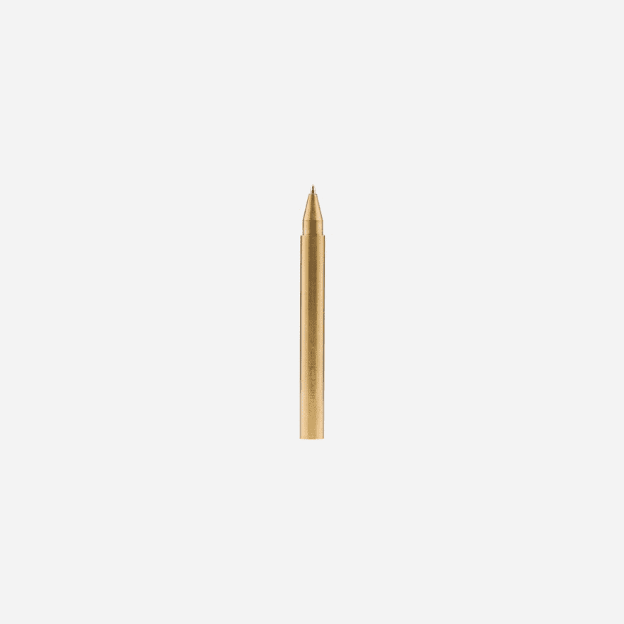 Monograph Brass Blank Ink Ball Pen