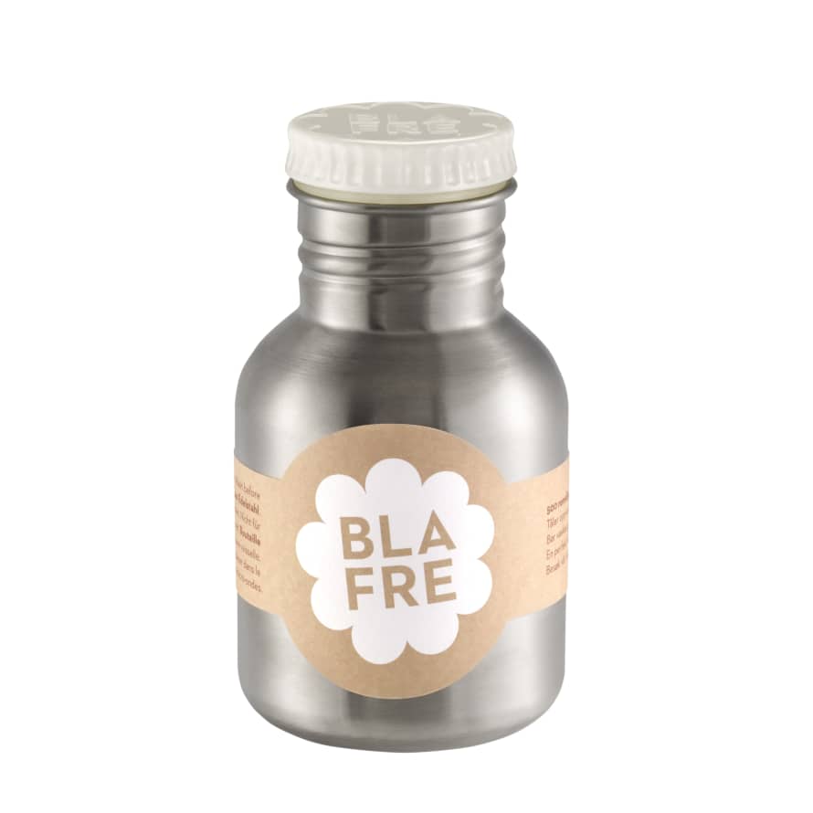 BLAFRE 300ml White Stainless Steel Bottle