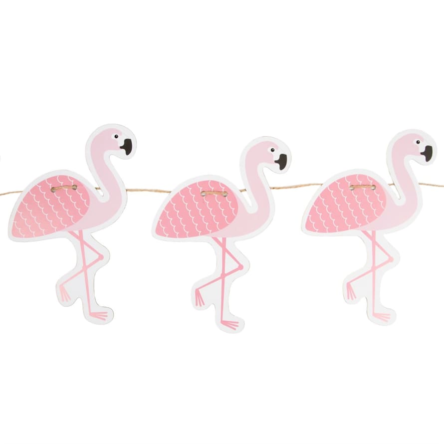 Sass & Belle  Pink Flamingos Garland - Set 2 units