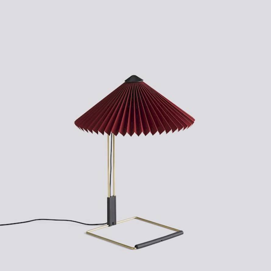 HAY Small Oxide Red Matin Table Lamp