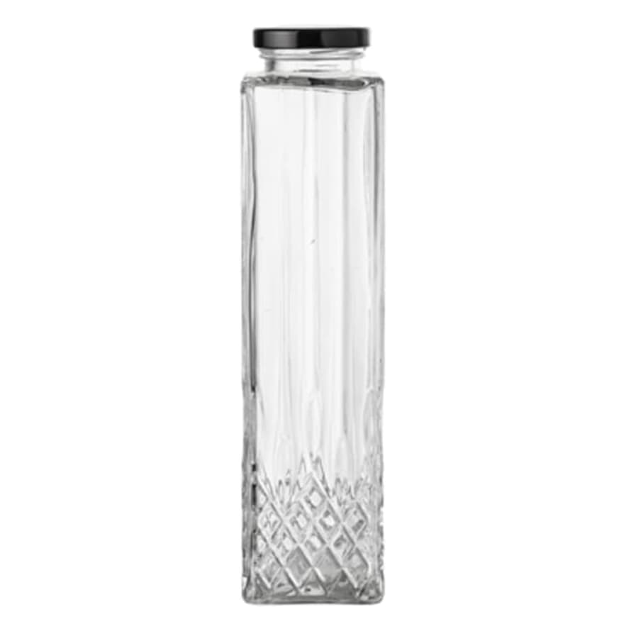 Bloomingville 6 x 24cm Clear Glass Bottle