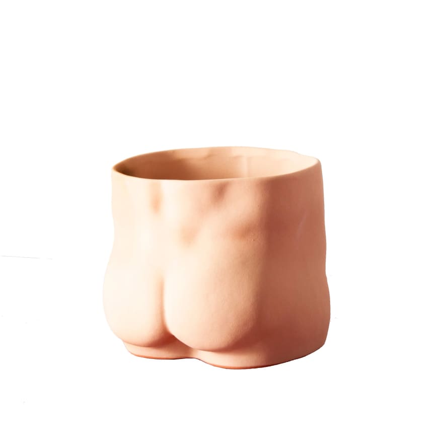 Group Partner Handmade Male Nude Ceramic Planter 