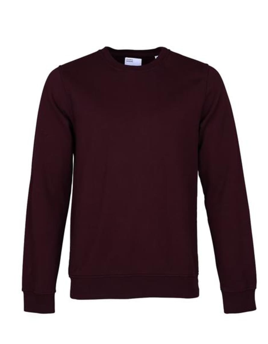 Colorful Standard Crew Sweat Oxblood Red