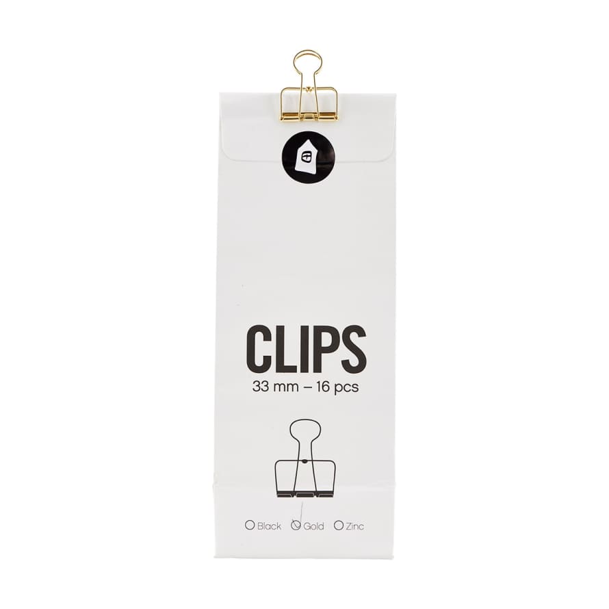 Monograph Brass Clips