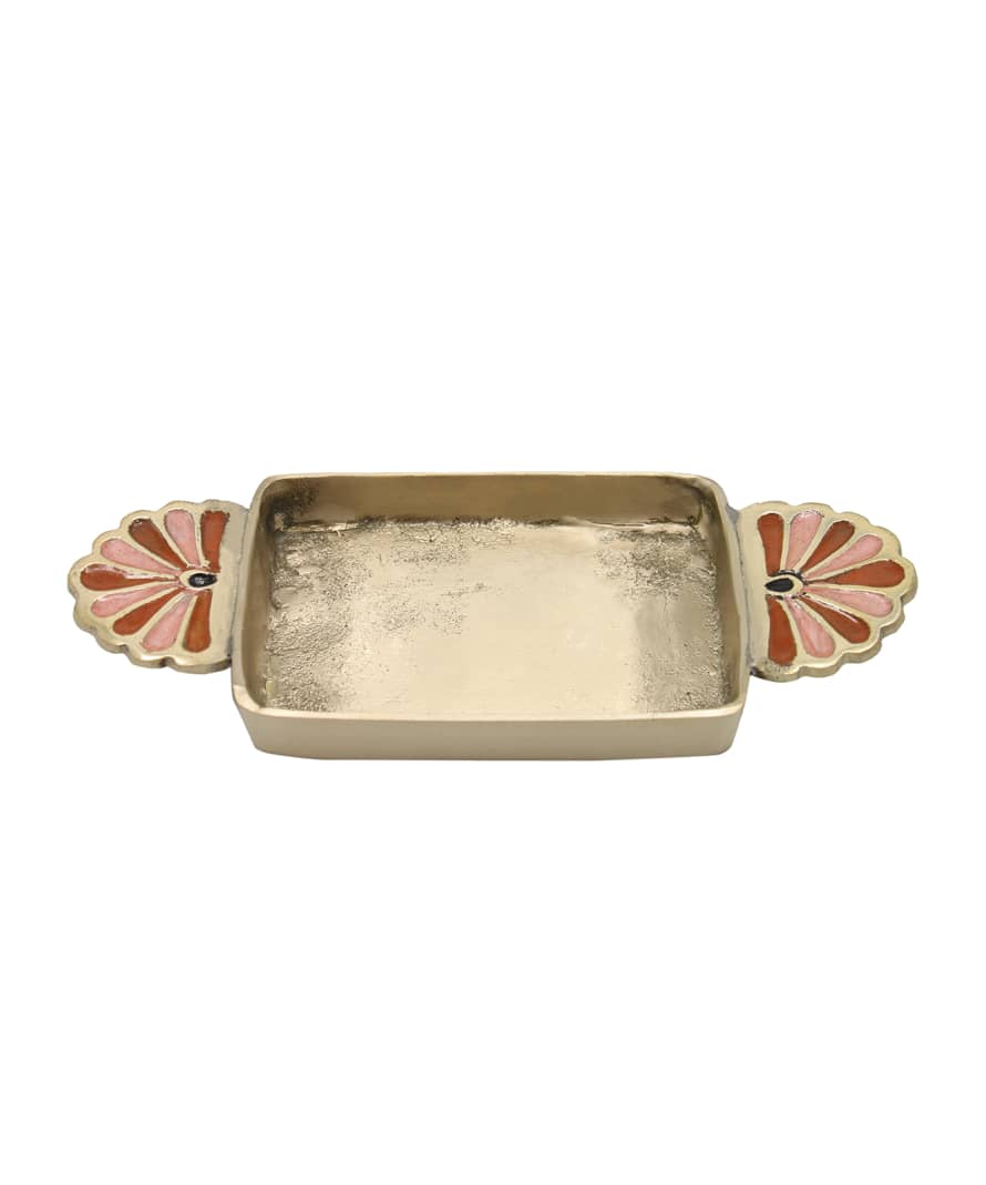 Doing Goods Peach Rosie Roset Tray