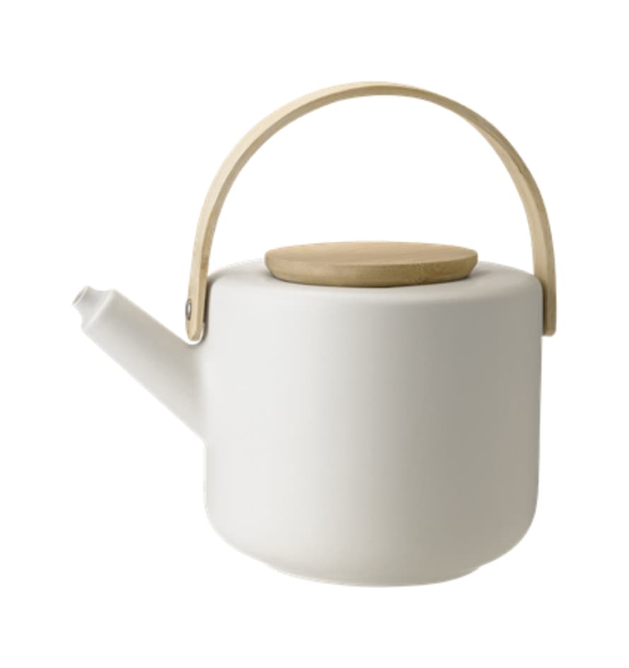 Stelton 1.25L Sand Colored Theo Teapot