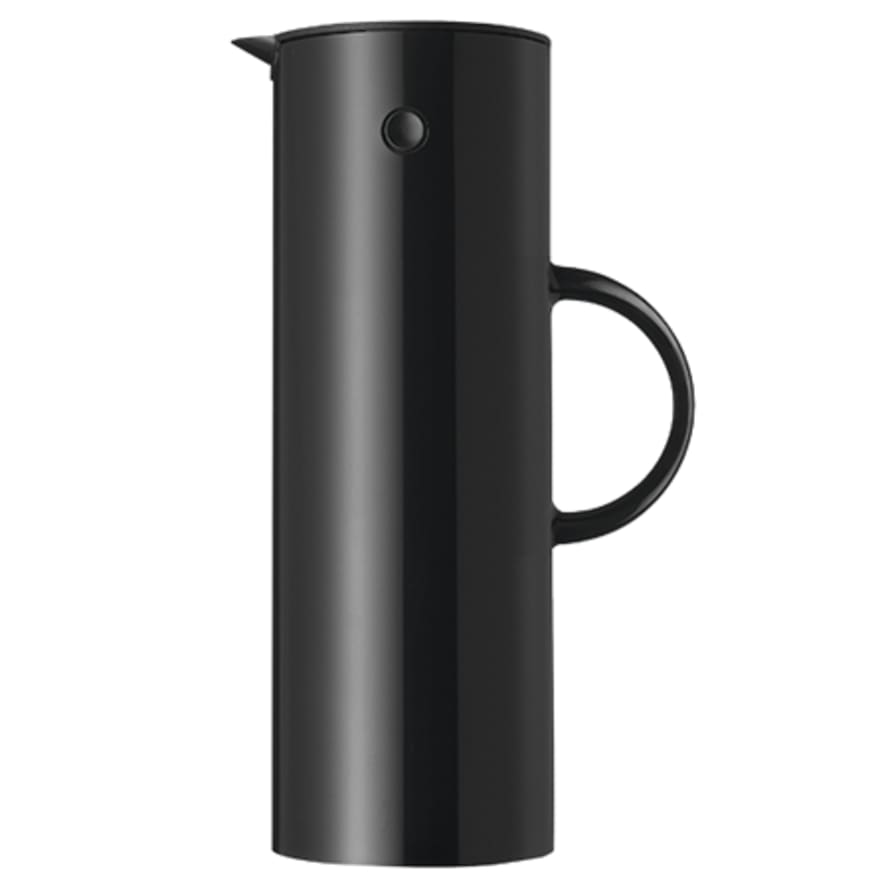 Stelton 1L Black EM77 Vacuum Jug