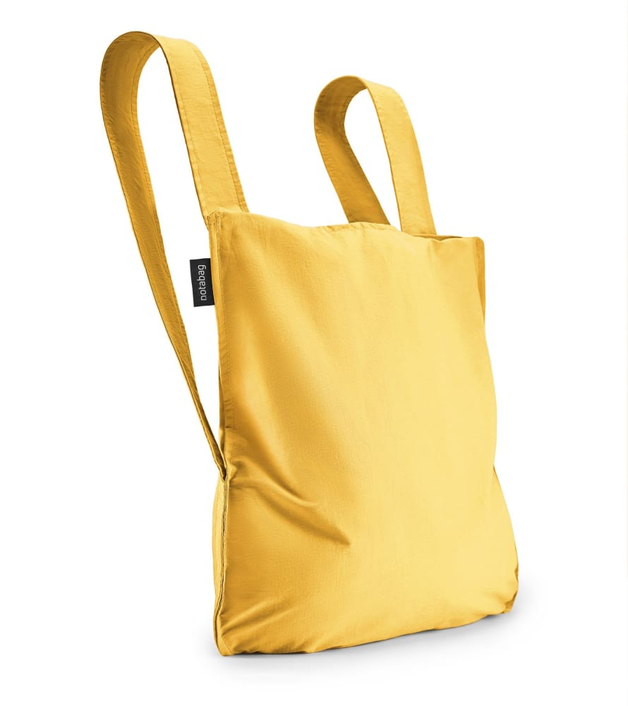 Notabag Golden Yellow Transforming Backpack