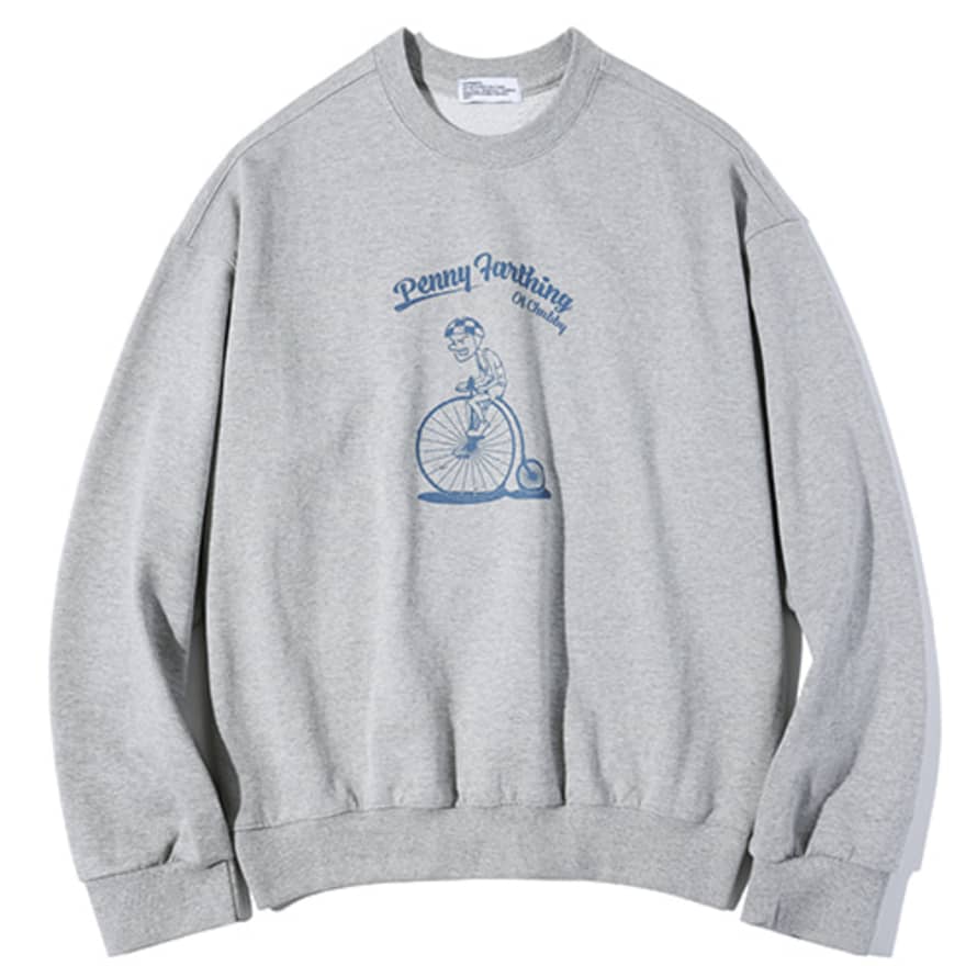 Partimento Melange Grey Chubby Penny Farthing Sweatshirt