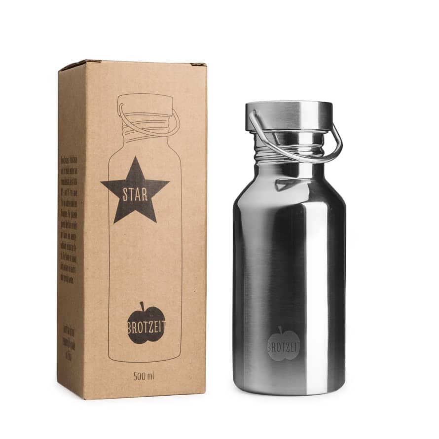 BROTZEIT 500ml Stainless Steel Star Drinking Bottle