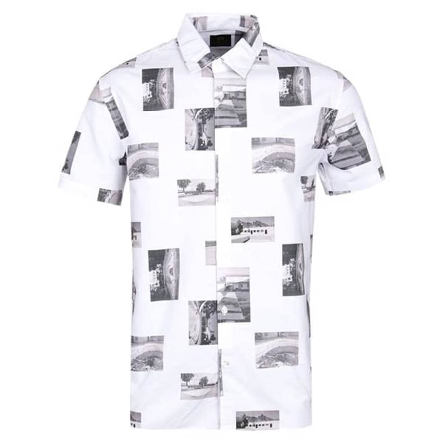 Edwin Archive Photo Print Short Sleeve Shirt