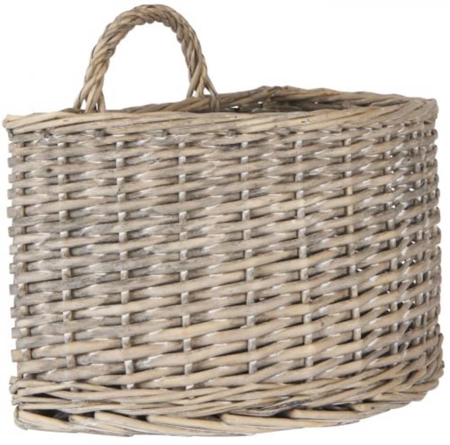 Ib Laursen Gray Hanging Basket with Handle