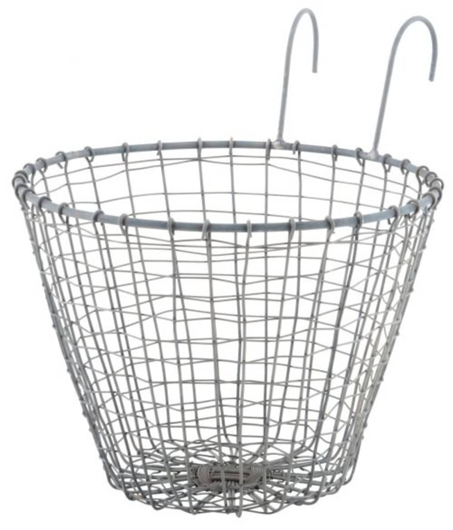 Ib Laursen Gray Hanging Wire Basket